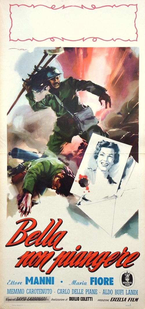 Bella non piangere - Italian Movie Poster