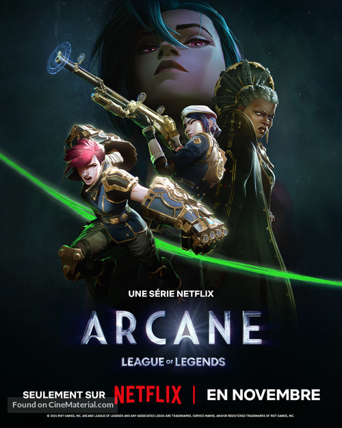 &quot;Arcane: League of Legends&quot; - French Movie Poster