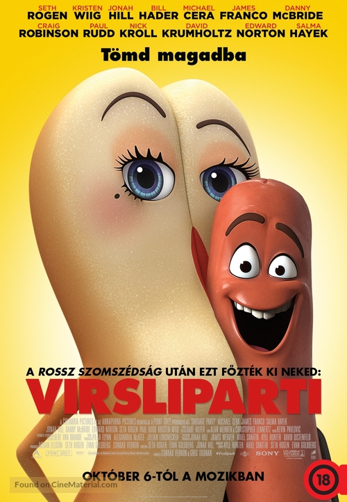 Sausage Party - Hungarian Movie Poster