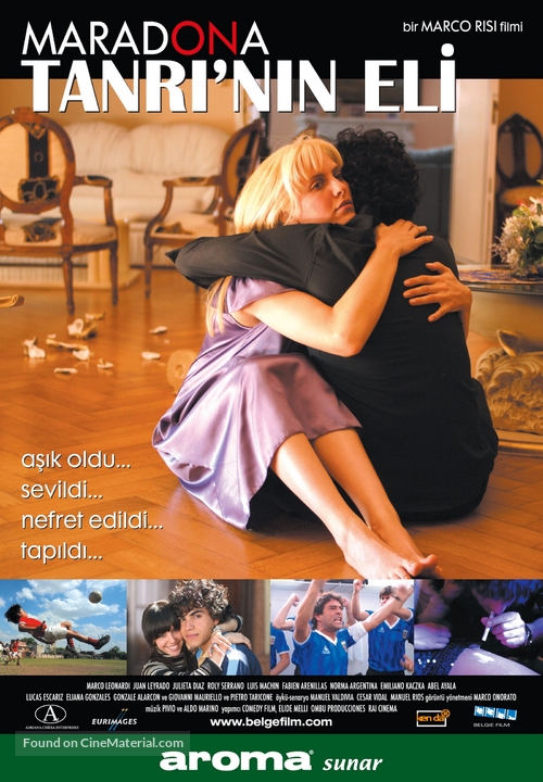 Maradona, la mano di Dio - Turkish Movie Poster