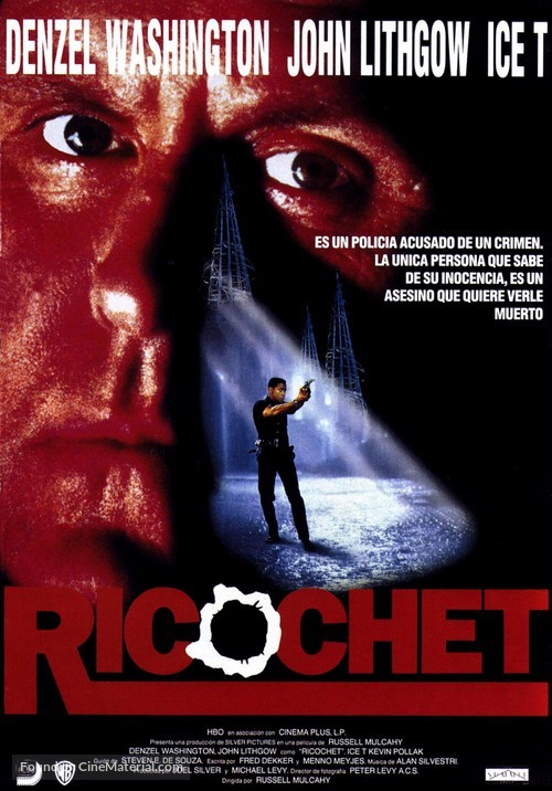 Ricochet - Spanish Movie Poster