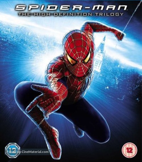 Spider-Man - British Blu-Ray movie cover