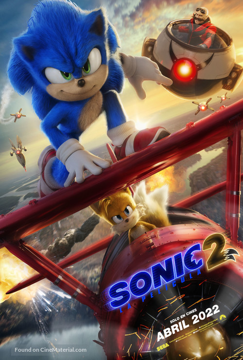 Sonic the Hedgehog 2 - Spanish Movie Poster