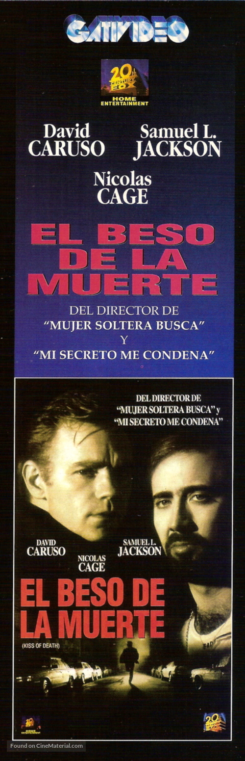 Kiss Of Death - Argentinian poster
