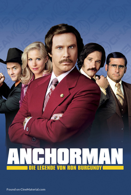 Anchorman: The Legend of Ron Burgundy - German Movie Poster