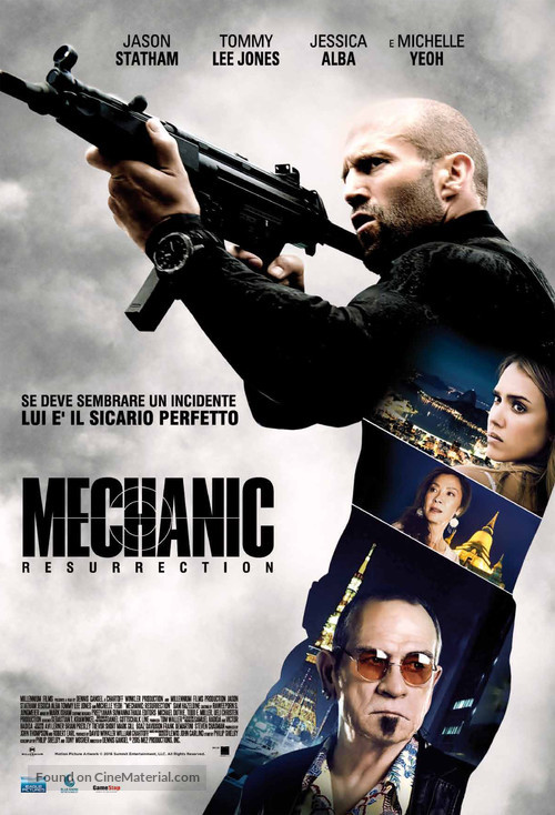 Mechanic: Resurrection - Italian Movie Poster