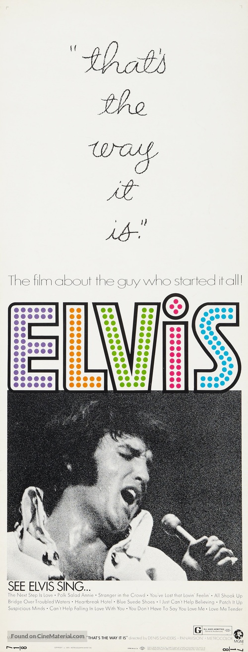 Elvis: That&#039;s the Way It Is - Movie Poster