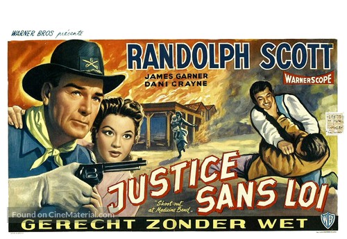 Shoot-Out at Medicine Bend - Belgian Movie Poster