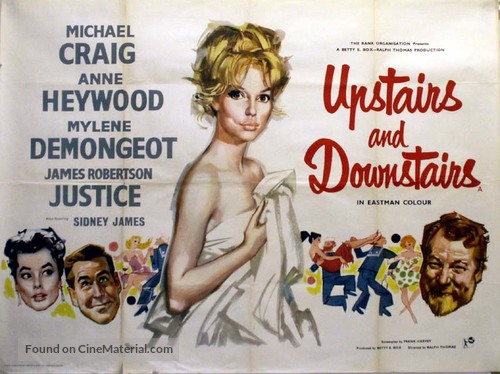 Upstairs And Downstairs 1959 British Movie Poster