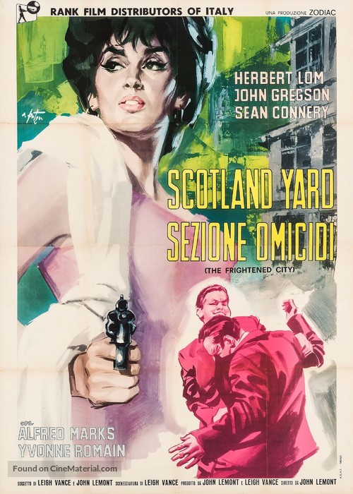 The Frightened City - Italian Movie Poster