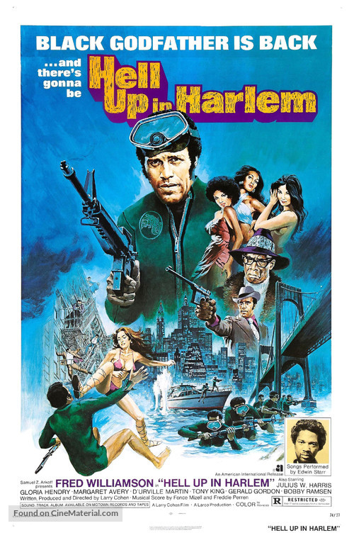 Hell Up in Harlem - Theatrical movie poster