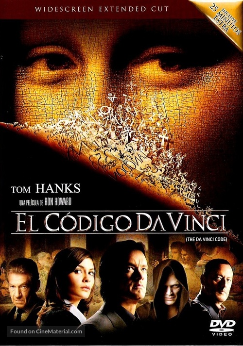 The Da Vinci Code - Spanish DVD movie cover
