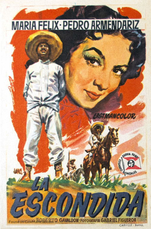 La escondida - Spanish Movie Poster