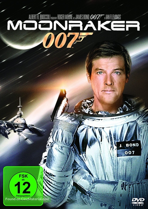 Moonraker - German DVD movie cover