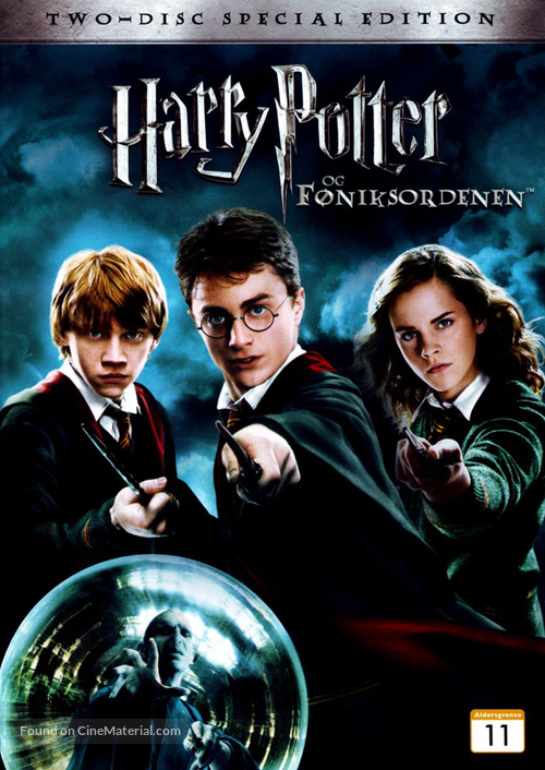 Harry Potter and the Order of the Phoenix - Norwegian DVD movie cover