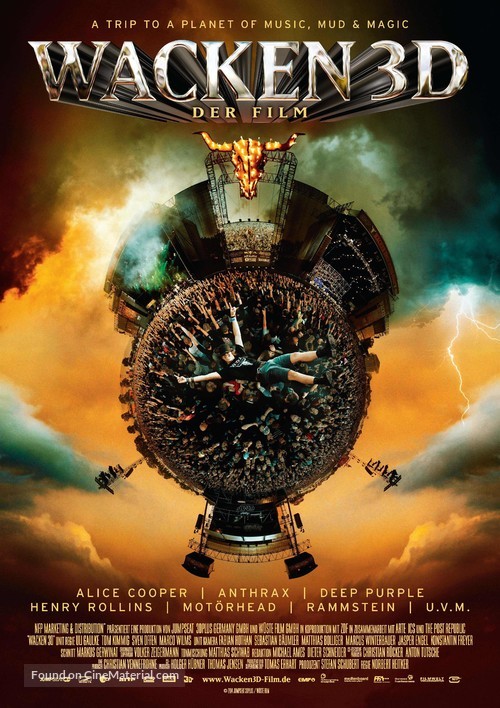 Wacken 3D - German Movie Poster