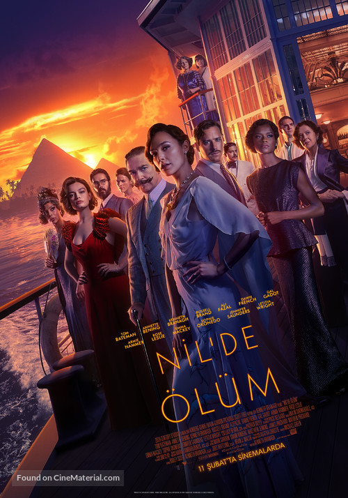 Death on the Nile - Turkish Movie Poster