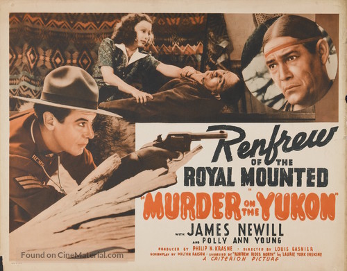 Murder on the Yukon - Movie Poster