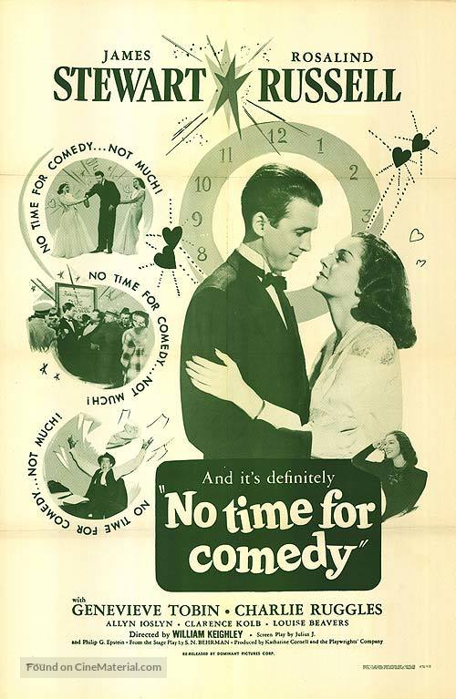 No Time for Comedy - poster
