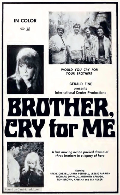 Brother, Cry for Me - Movie Poster