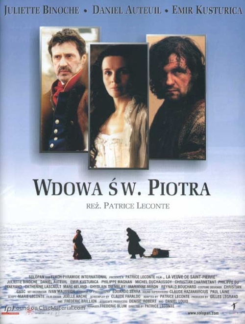 La veuve de Saint-Pierre - Polish Movie Poster