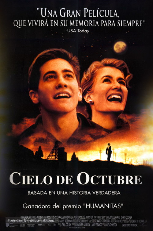 October Sky - Mexican Movie Poster