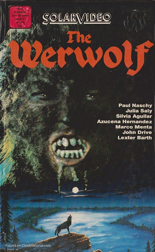 El retorno del Hombre-Lobo - German VHS movie cover