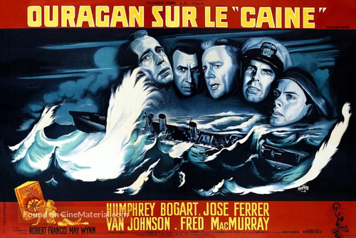 The Caine Mutiny - French Movie Poster