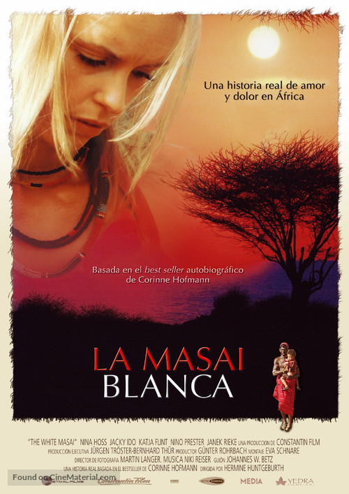 Weisse Massai, Die - Spanish Movie Poster