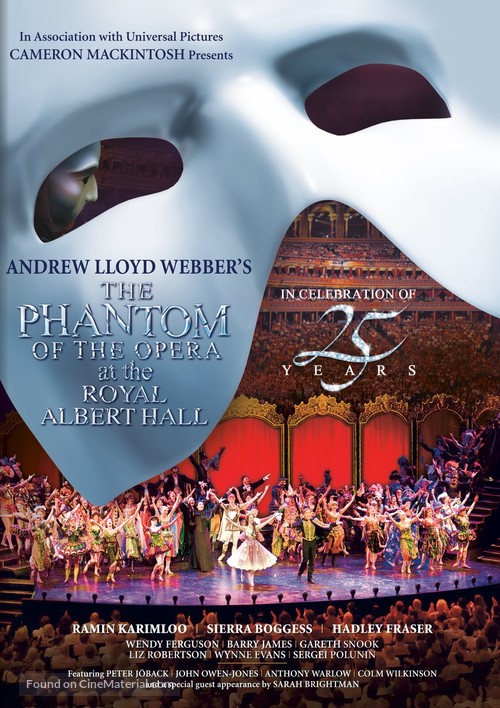 The Phantom of the Opera at the Royal Albert Hall - British Movie Poster