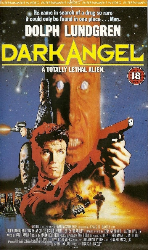 Dark Angel - British VHS movie cover