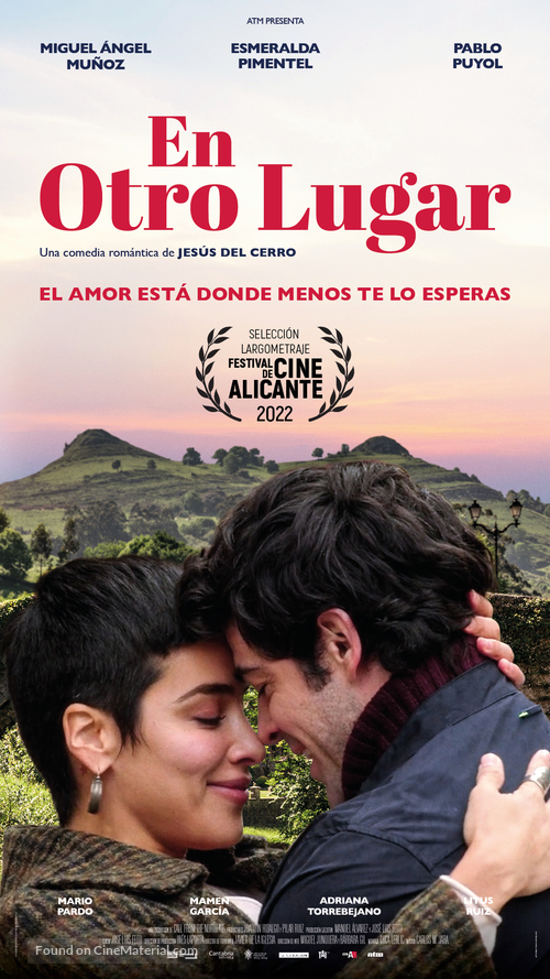 En otro lugar - Spanish Movie Poster