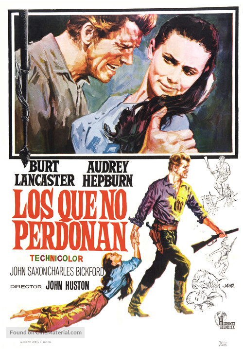 The Unforgiven - Spanish Movie Poster