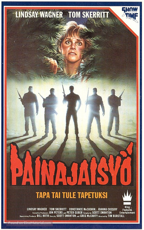 Nightmare at Bittercreek - Finnish VHS movie cover