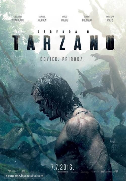 The Legend of Tarzan - Serbian Movie Poster