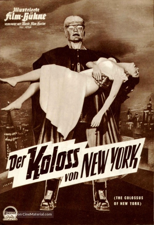 The Colossus of New York - German poster