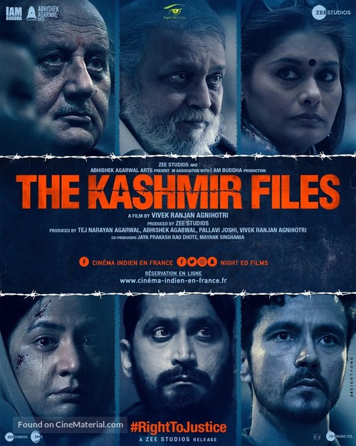 The Kashmir Files - French Movie Poster