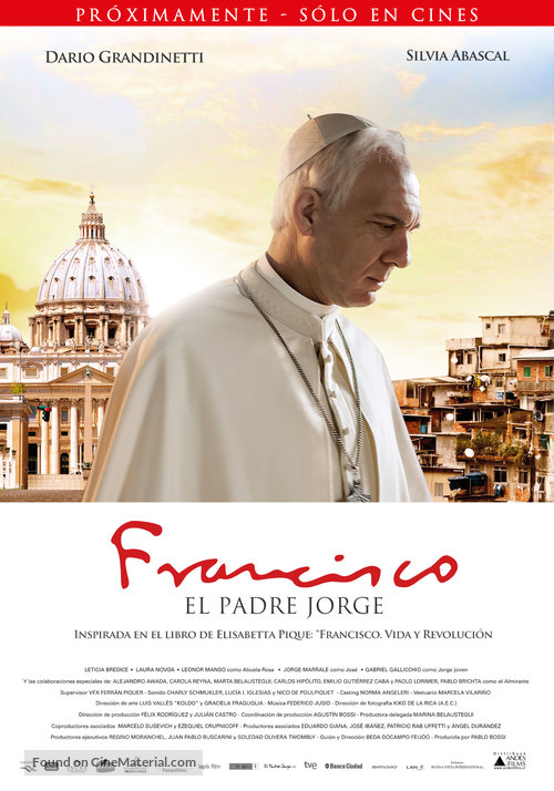 Bergoglio, el Papa Francisco - Chilean Movie Poster