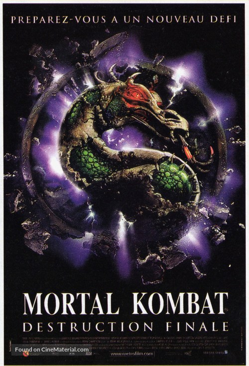 Mortal Kombat: Annihilation - French Movie Poster