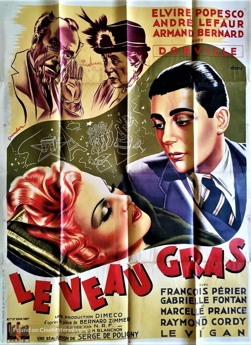 Le veau gras - French Movie Poster