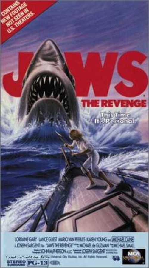 Jaws: The Revenge - VHS movie cover