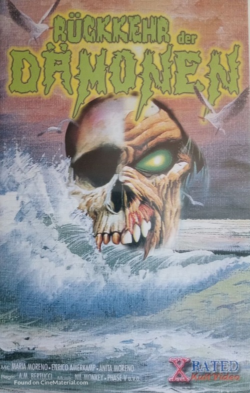 Die Insel der D&auml;monen - German VHS movie cover