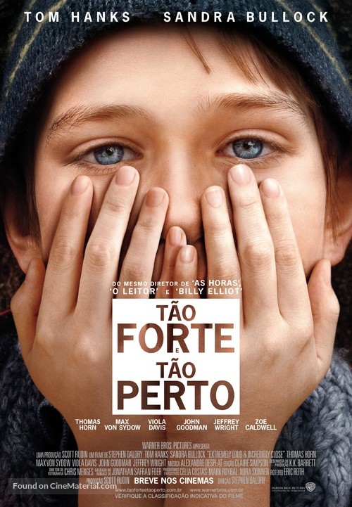 Extremely Loud &amp; Incredibly Close - Brazilian Movie Poster