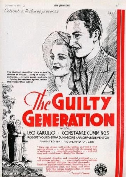 The Guilty Generation - poster