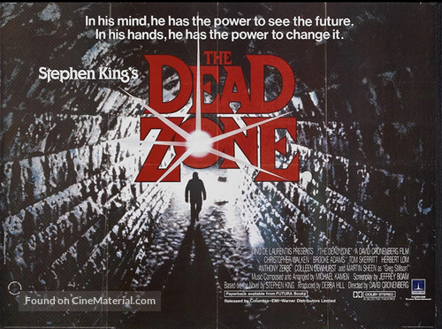 The Dead Zone - British Movie Poster
