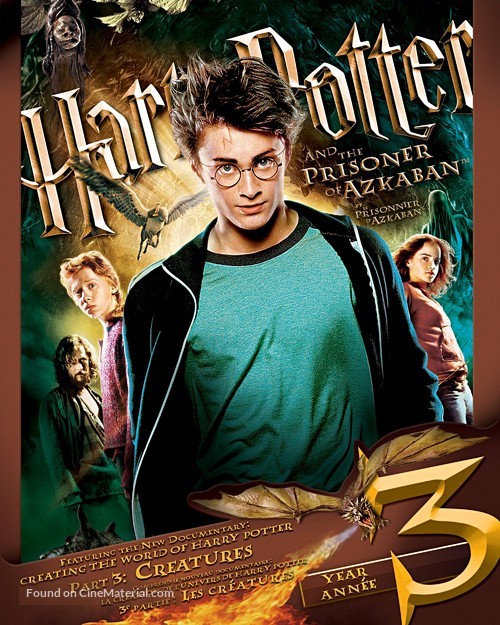 Harry Potter and the Prisoner of Azkaban - Canadian Blu-Ray movie cover