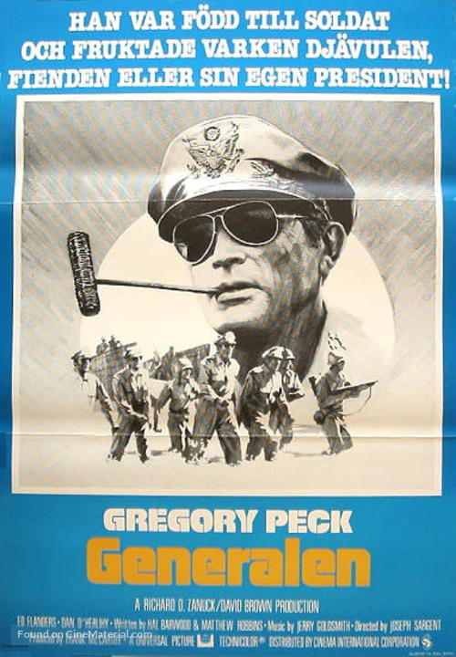 MacArthur - Swedish Movie Poster