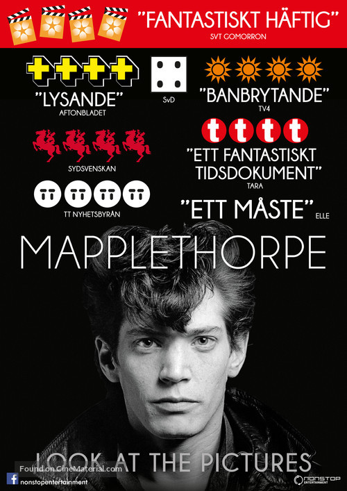 Mapplethorpe: Look at the Pictures - Swedish Movie Poster