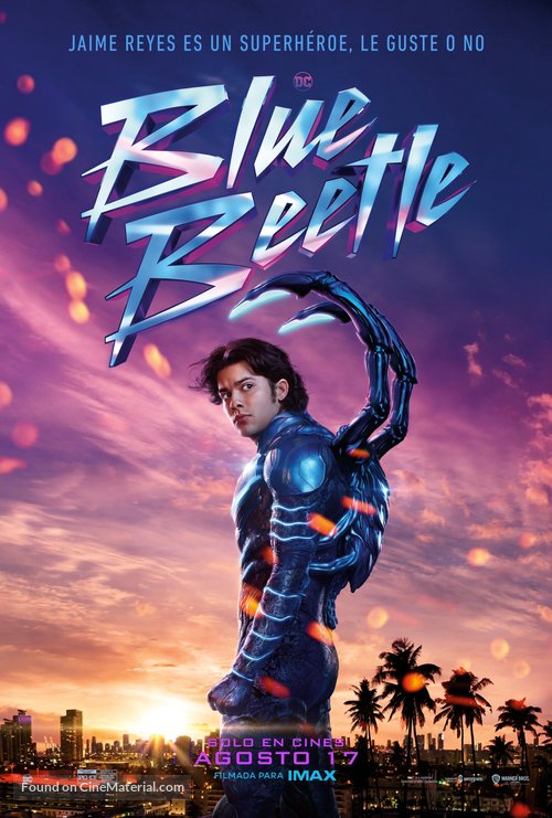 Blue Beetle - Mexican Movie Poster