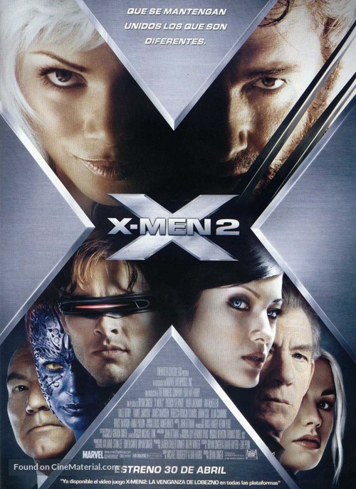 X2 - Spanish Movie Poster